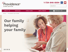 Tablet Screenshot of myprovidencecarecenter.com